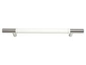 Zanzibar Collection Polished Chrome 8.66 In Leather Long Pull
