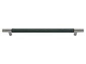 Zanzibar Collection Stainless Steel 14.5 In Leather Long Pull