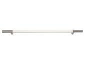 Zanzibar Collection Stainless Steel 14.5 In Leather Long Pull