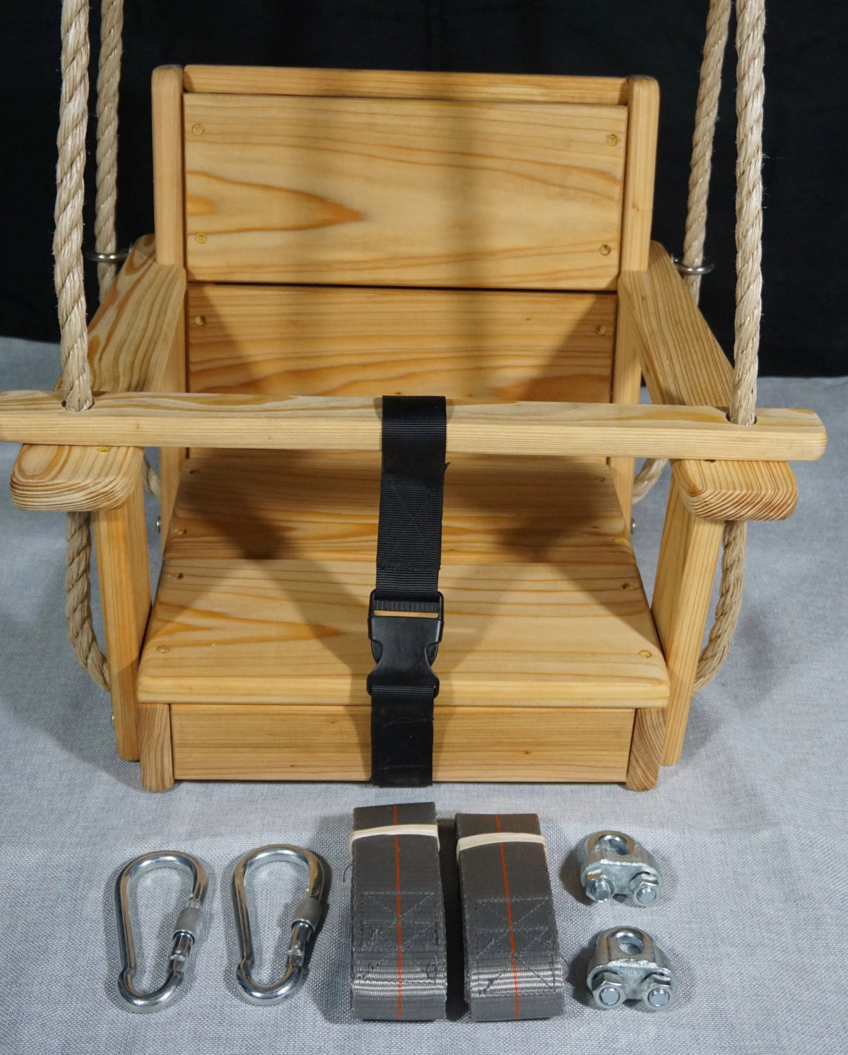 Toddler Swing Package with hanging kit and rope included