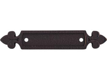 Dover Backplate 2 1/2" - Rust