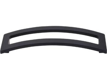 Euro Open Arched Pull 5" (c-c) - Flat Black