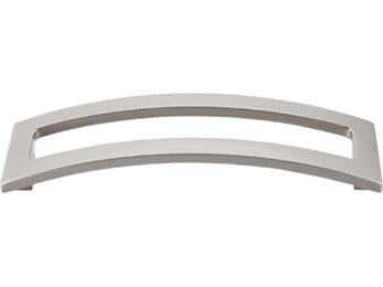 Euro Open Arched Pull 5" (c-c) - Brushed Satin Nickel