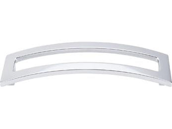 Euro Open Arched Pull 5" (c-c) - Polished Chrome